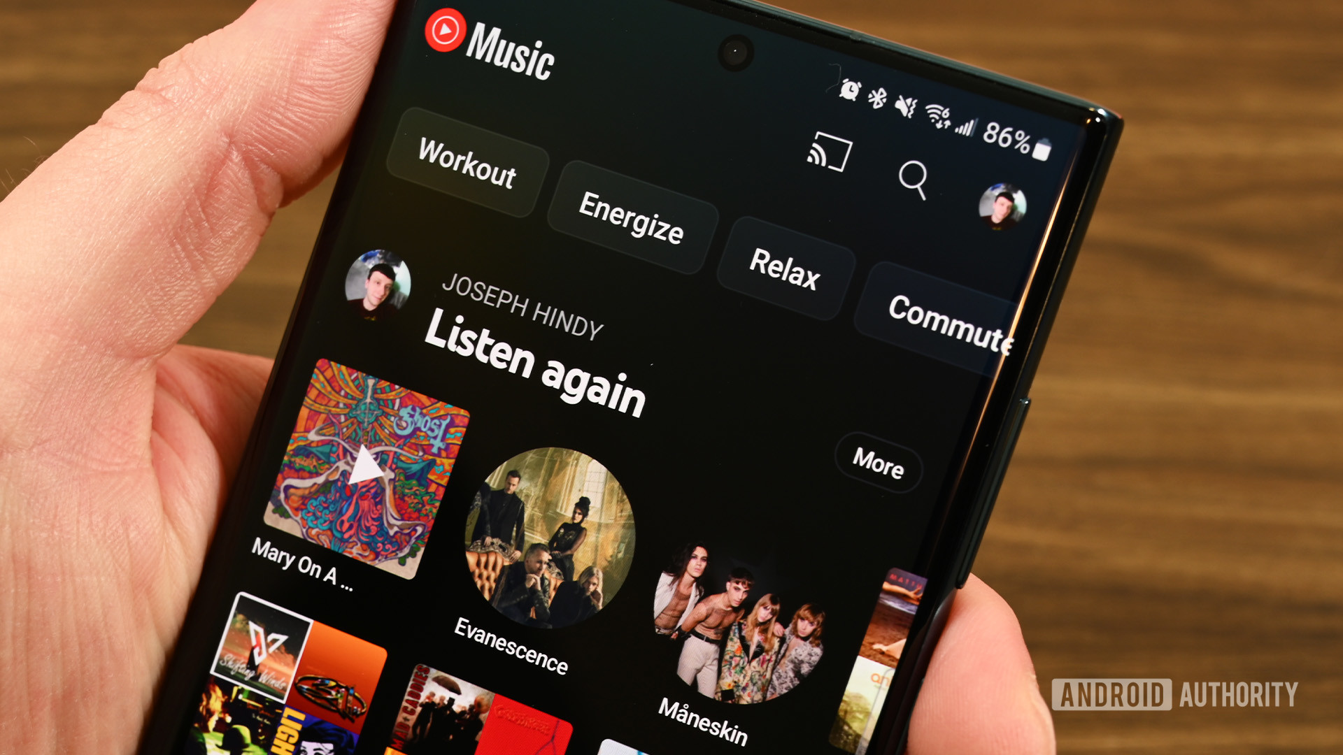 YouTube Music Home YouTube Music Home