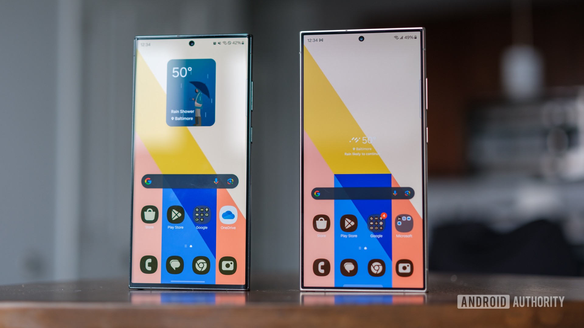 samsung galaxy s24 ultra vs galaxy s23 ultra reflectivity screen on samsung galaxy s24 ultra vs galaxy s23 ultra reflectivity screen on