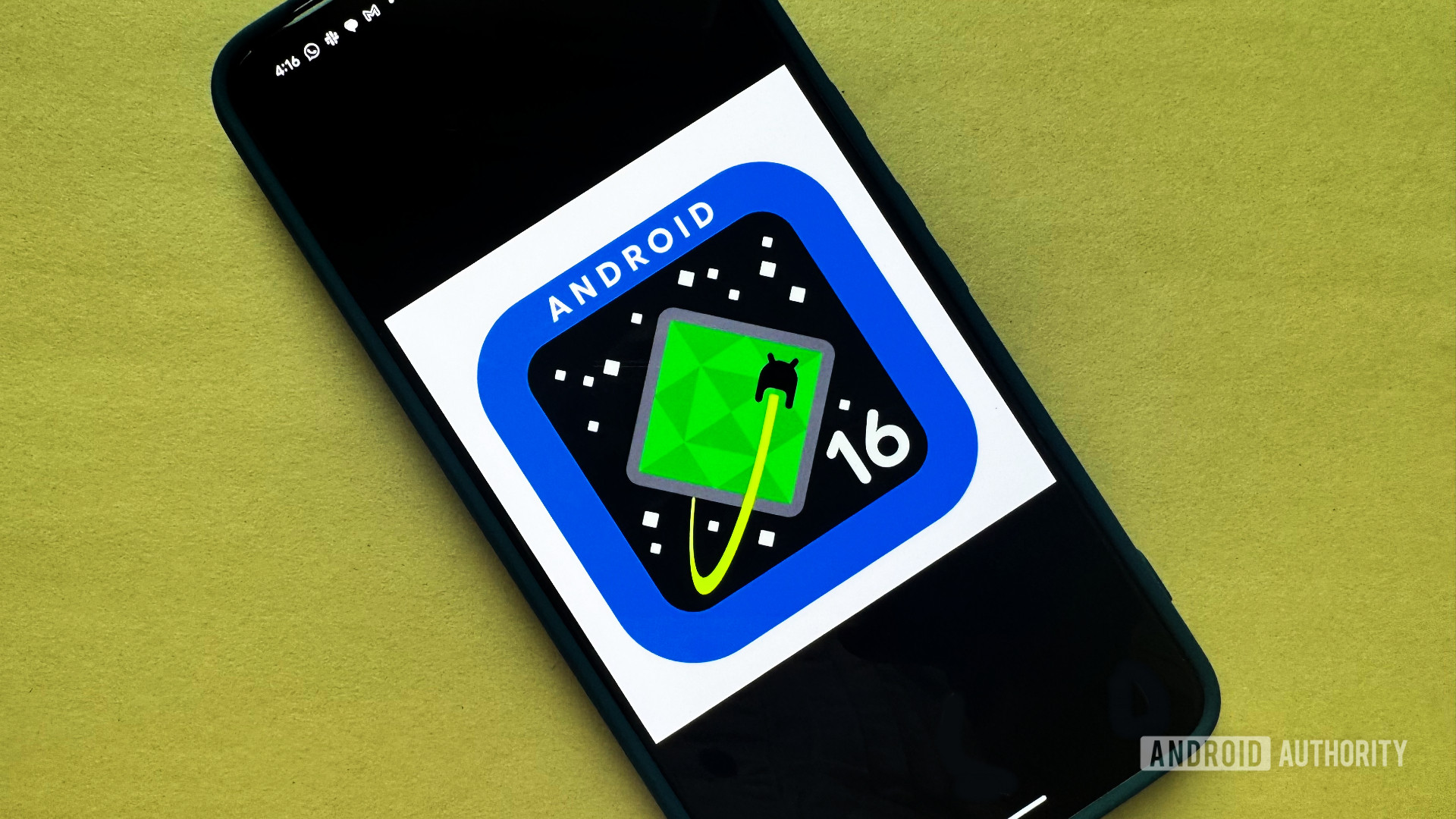 Android 16 logo stock Android 16 logo stock